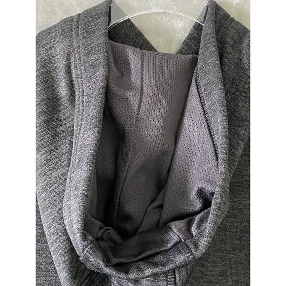 Women’s Medium Hoodie Adidas Climawarm Pullover Logo Activewear Sweatshirt Gray - Picture 5 of 11